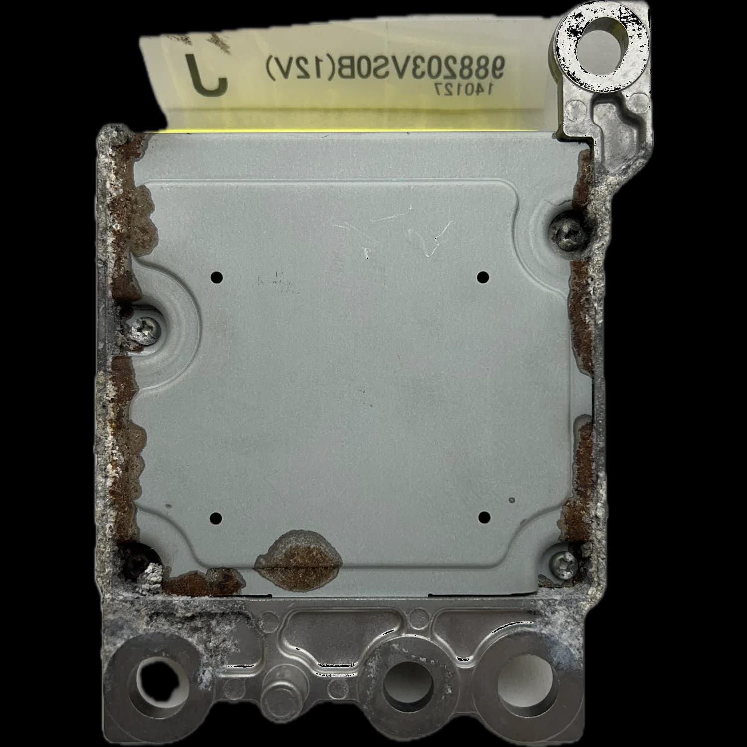Calculateur airbag 988203VS0B, Face arrière