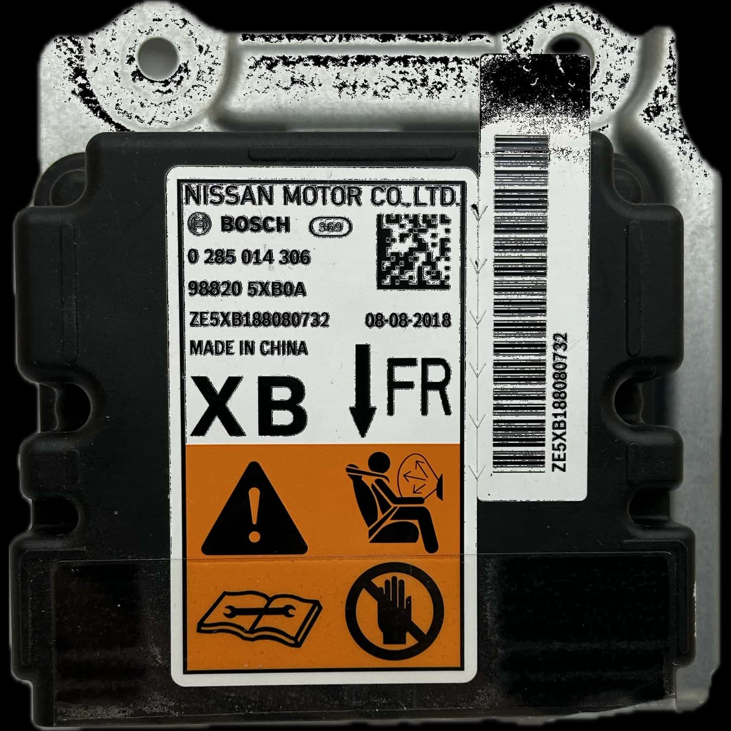 Réparation calculateur airbag Nissan Frontier D23
