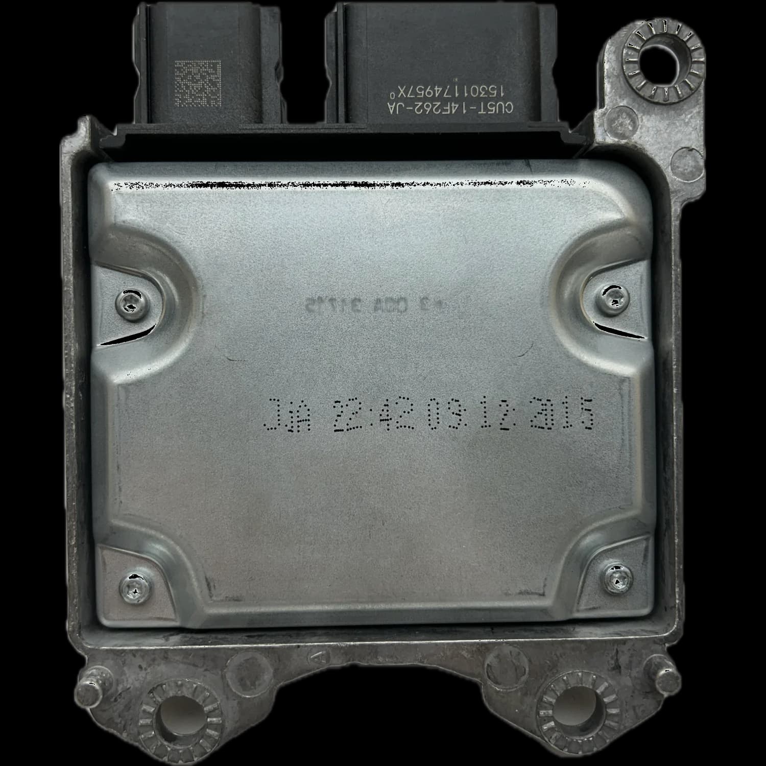 Calculateur airbag BK2T-14B321-AG, Face arrière