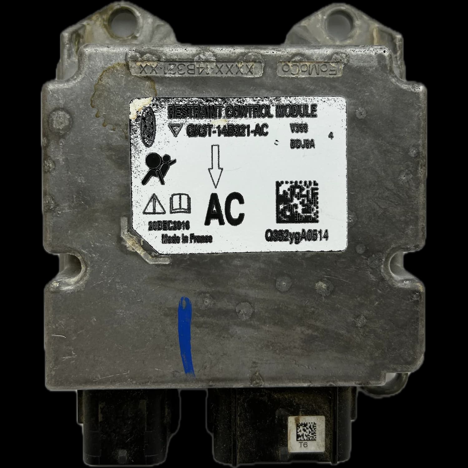 Airbag-Steuergerät GK3T-14B321-AC, Etikett