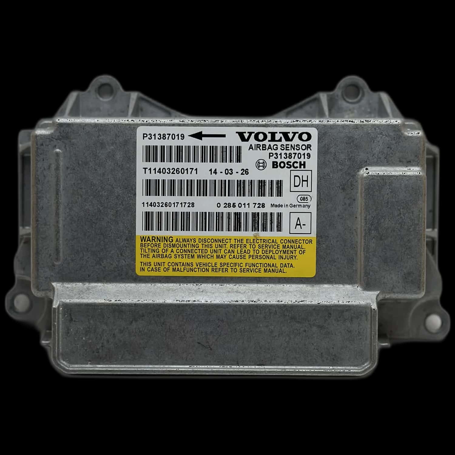 Réparation calculateur airbag Volvo V70 B