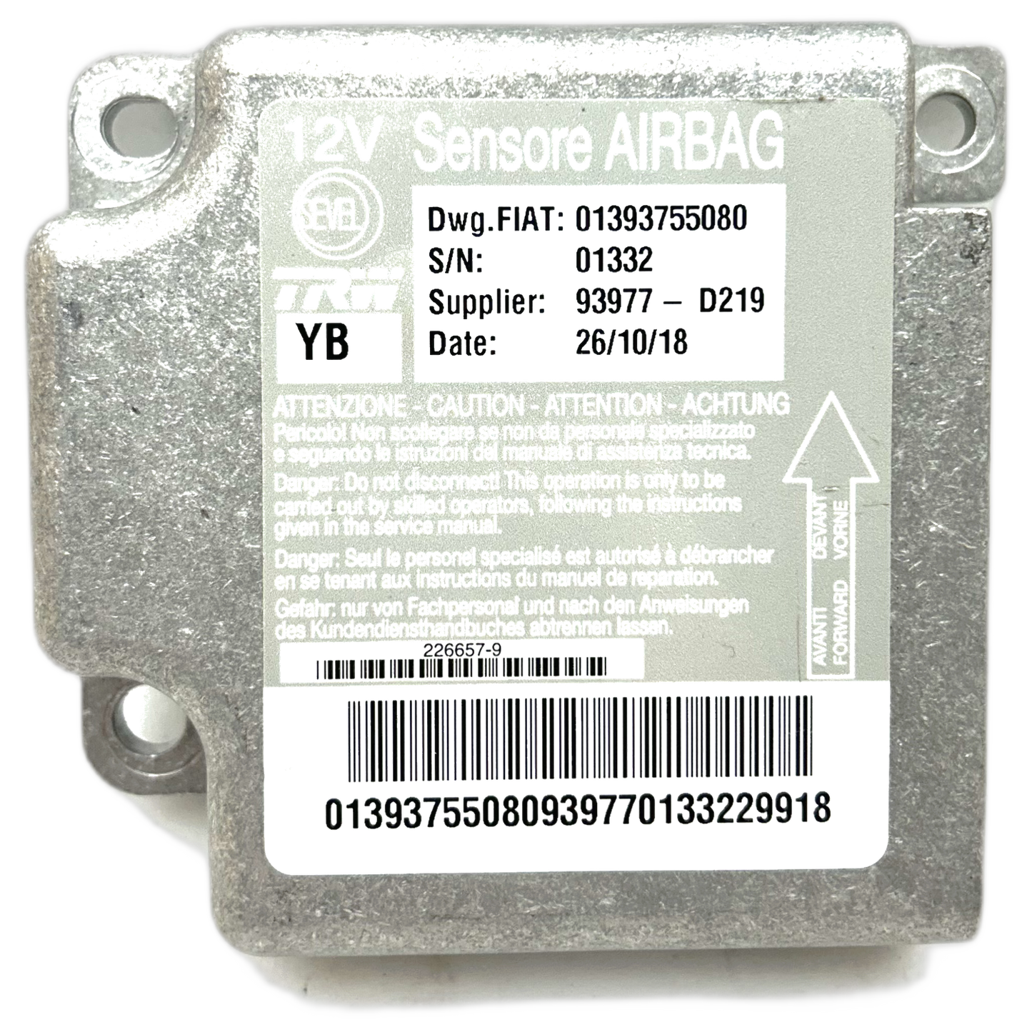 Fiat Ducato 250 Airbag-Steuergerät Reparatur