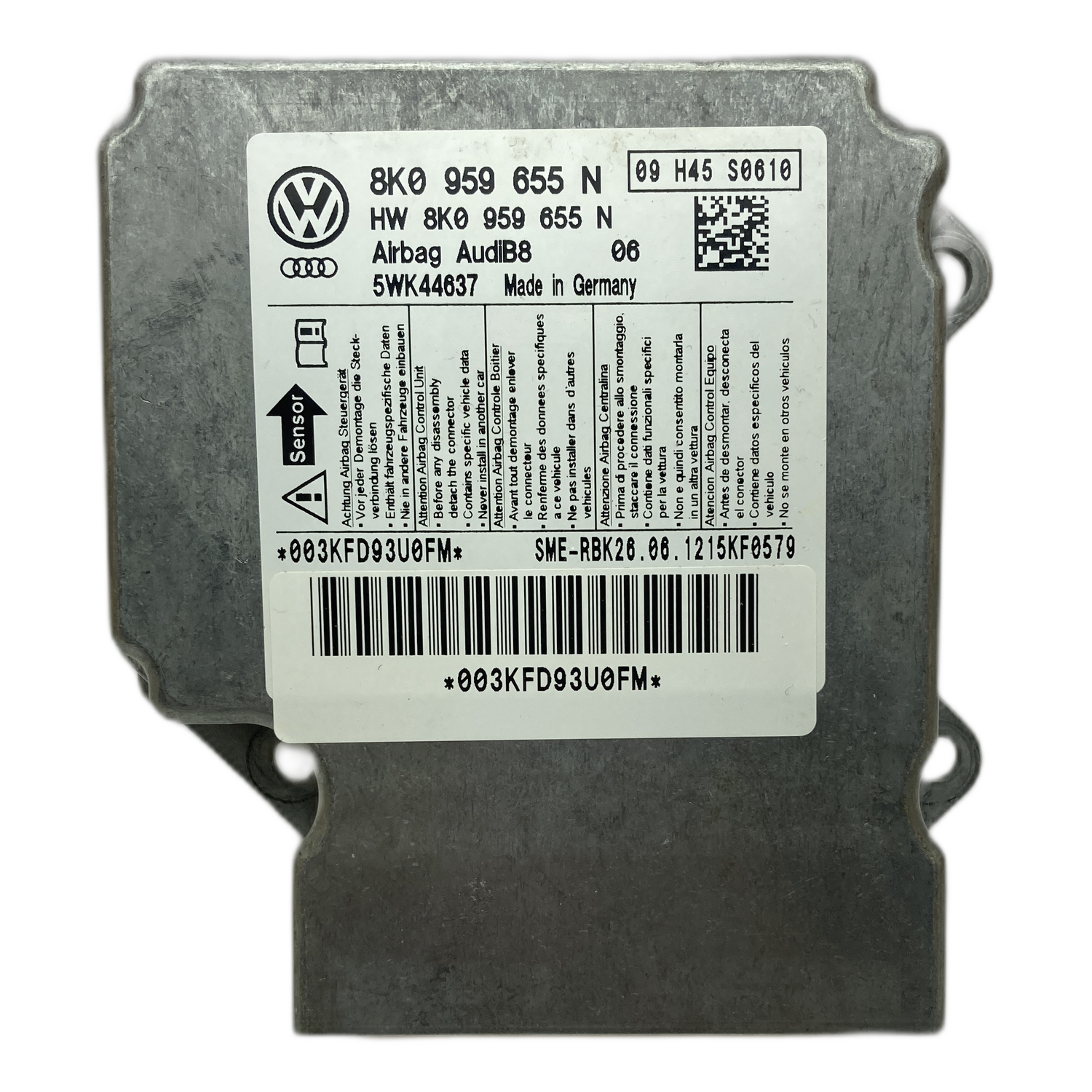 Audi A4 8K Avant Airbag-Steuergerät Reparatur