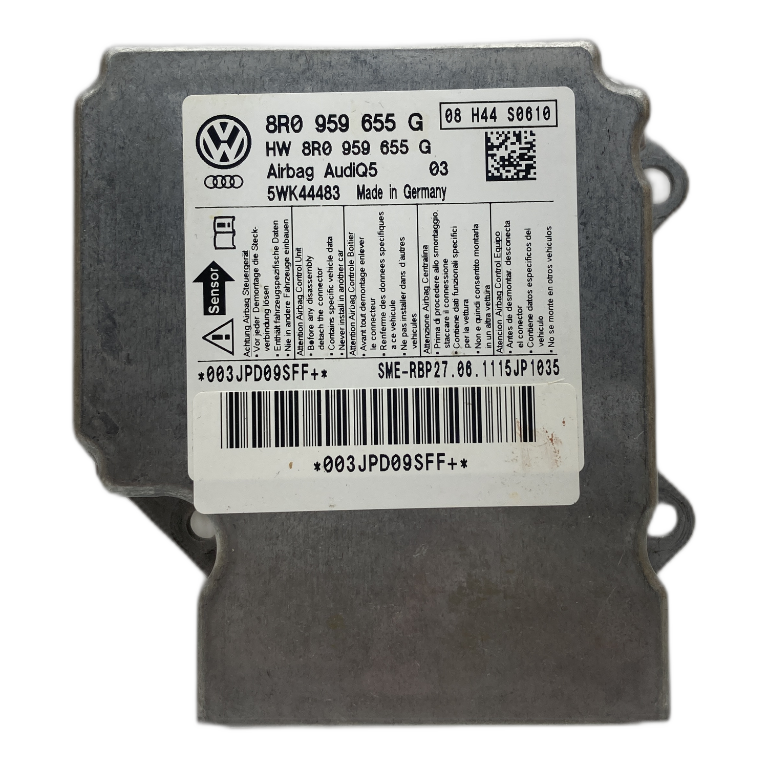 Audi Q5 8R Airbag-Steuergerät Reparatur