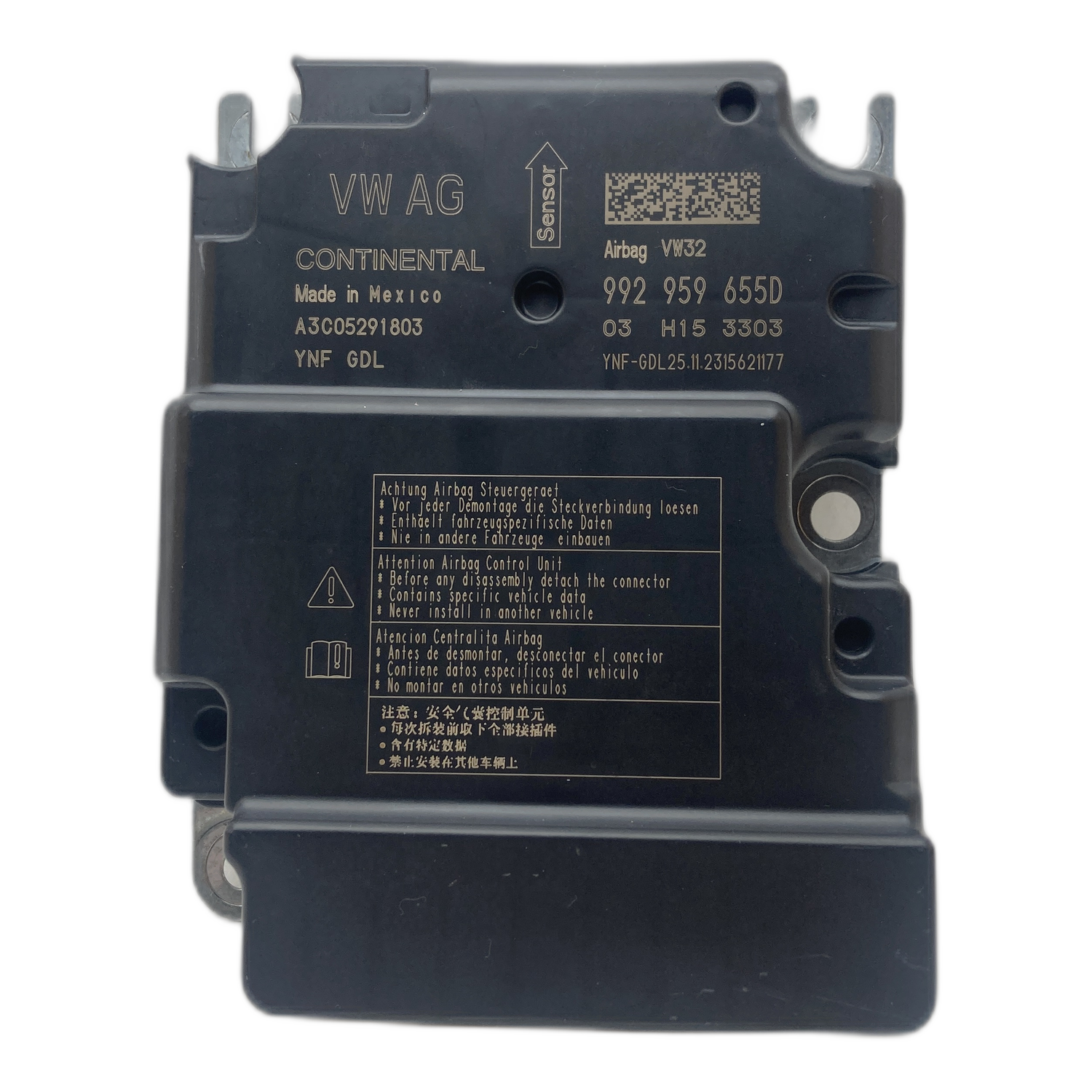 Audi e-tron GT J9 FW Airbag-Steuergerät Reparatur