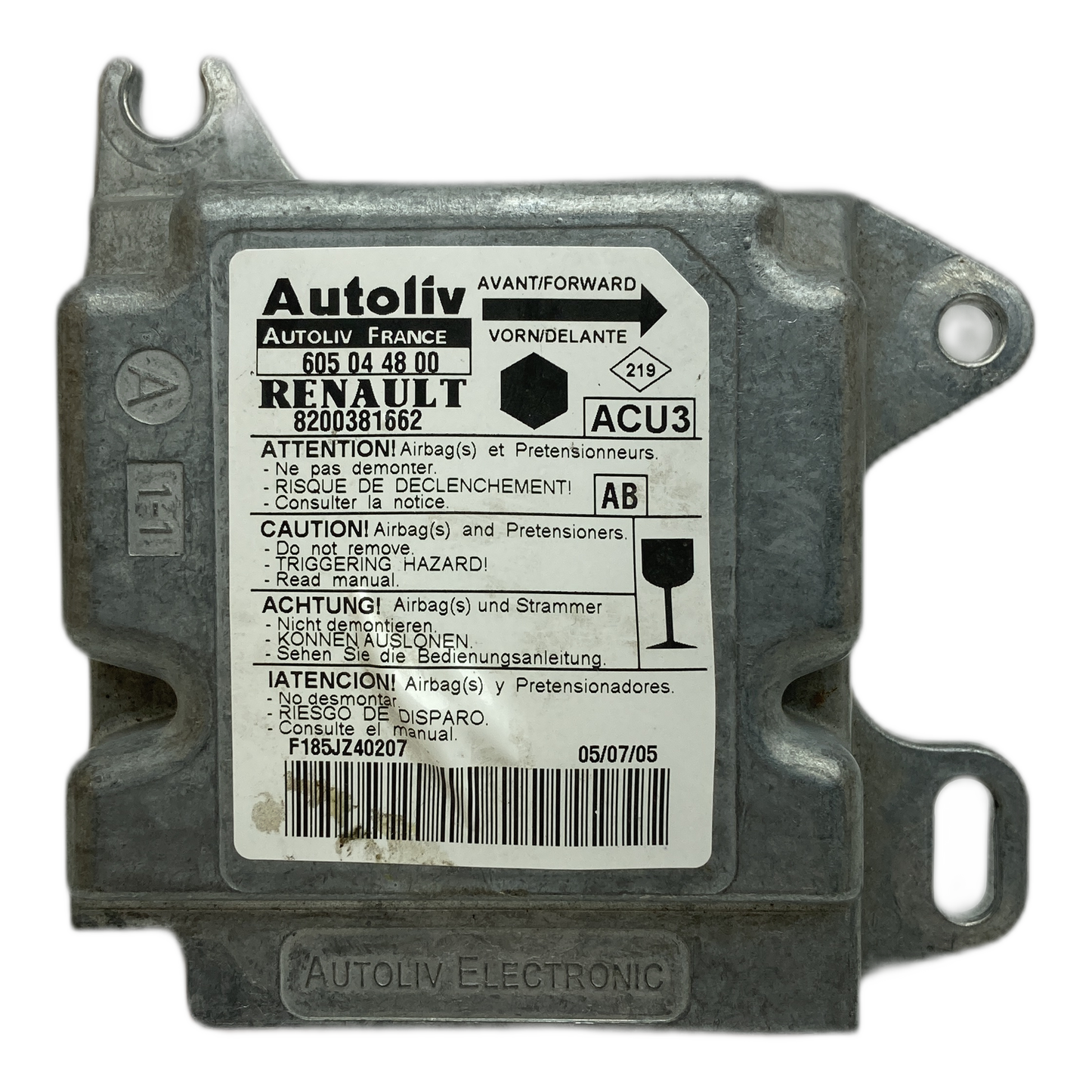 Renault Kangoo I Airbag-Steuergerät Reparatur