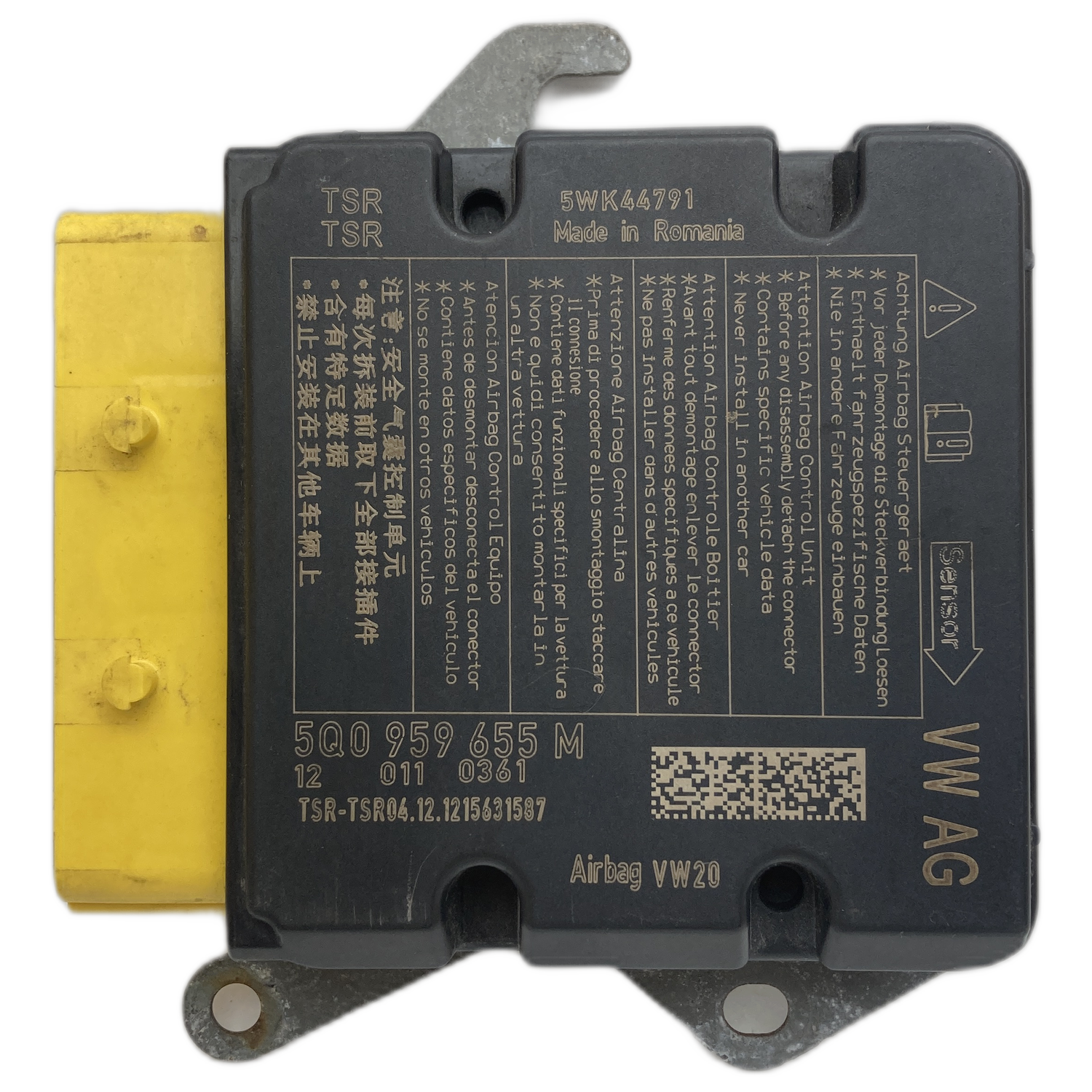 Volkswagen Golf 7 (AU) Airbag-Steuergerät Reparatur