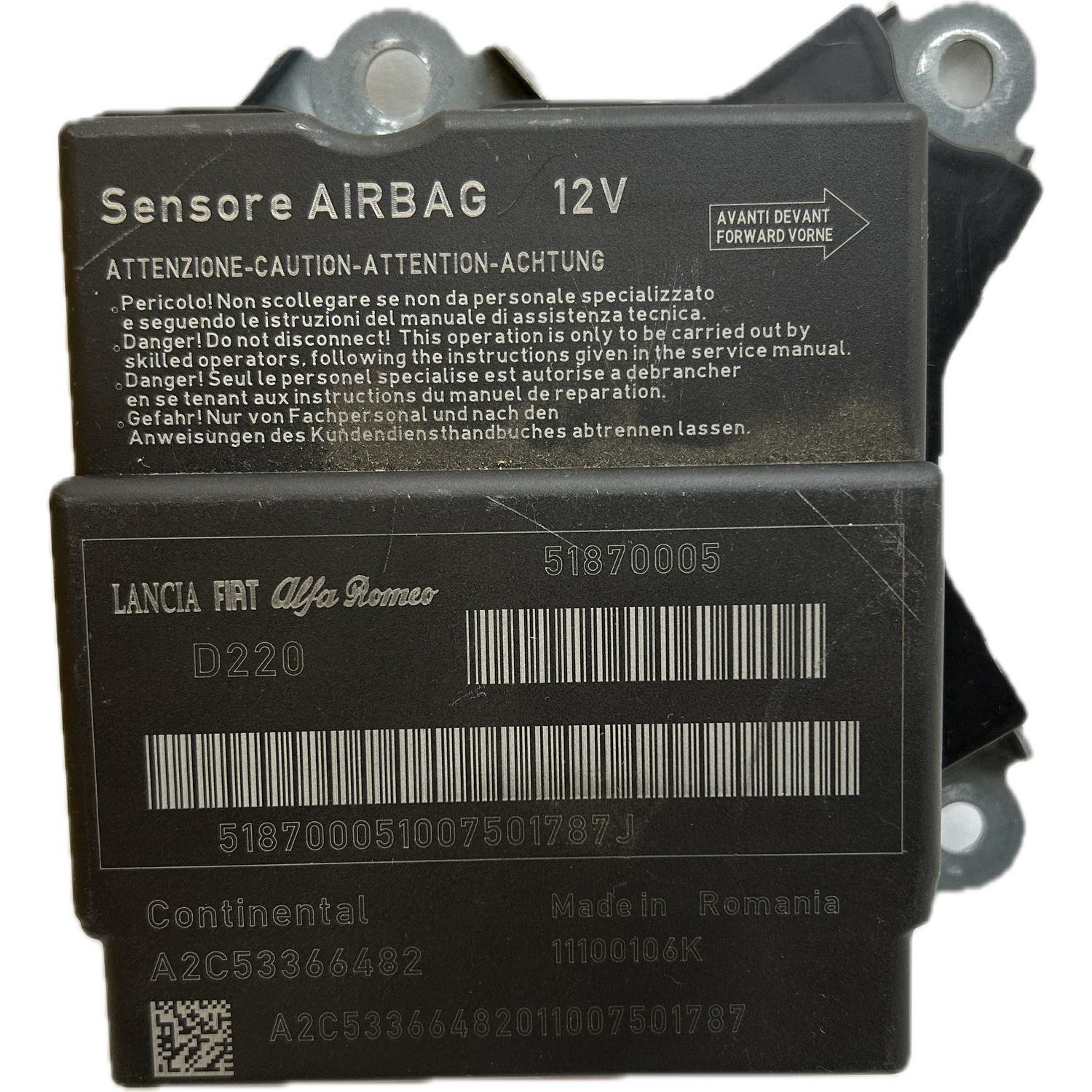 Fiat 500 312 Airbag-Steuergerät Reparatur