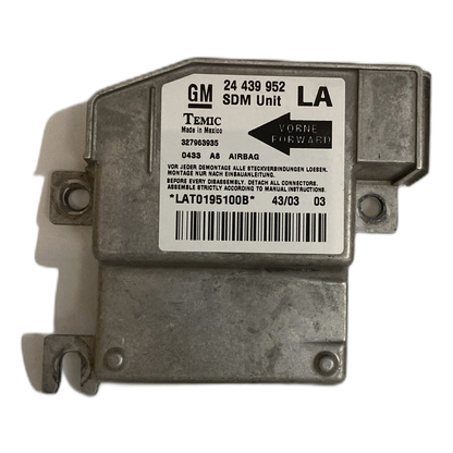 Opel Corsa C Airbag-Steuergerät Reparatur