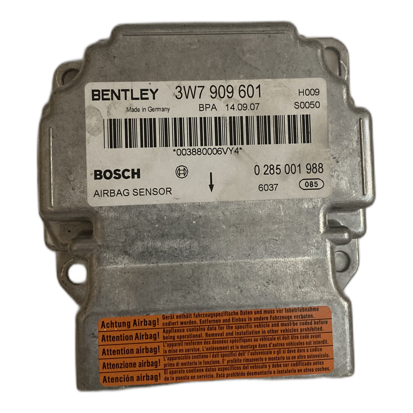 Bentley Continental GT Mk2 Airbag-Steuergerät Reparatur