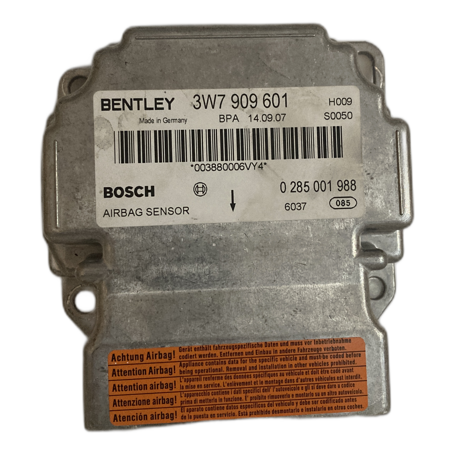 Bentley Continental GT Mk2 Airbag-Steuergerät Reparatur