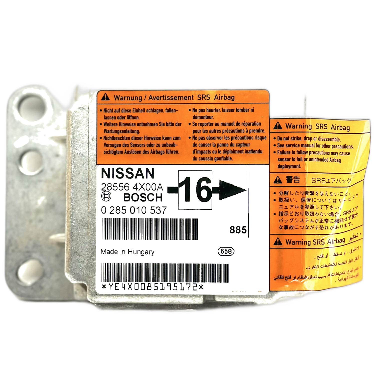 Nissan Navara D40 Airbag-Steuergerät Reparatur