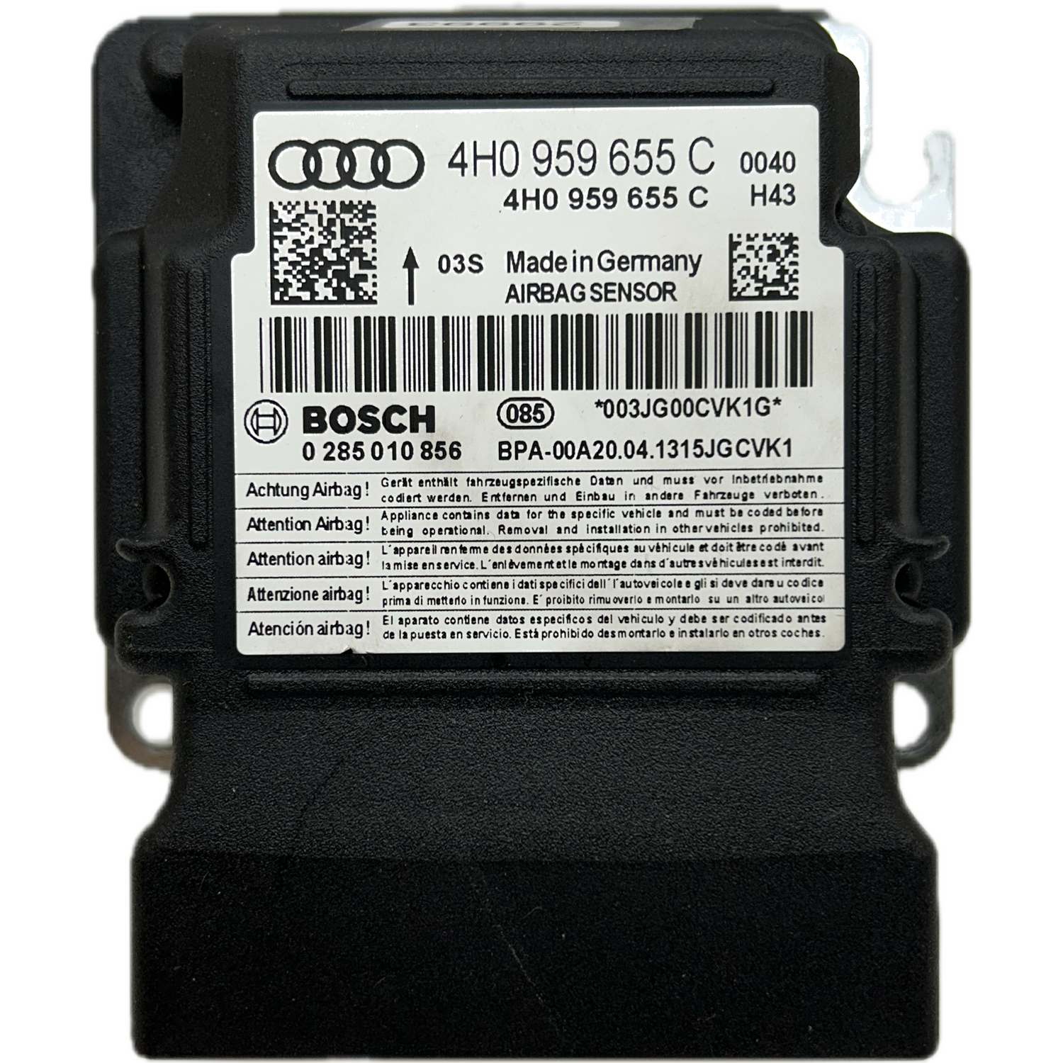 Audi RS6 C7 Airbag-Steuergerät Reparatur