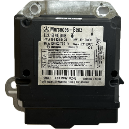 Mercedes-Benz GLE W166 Airbag-Steuergerät Reparatur