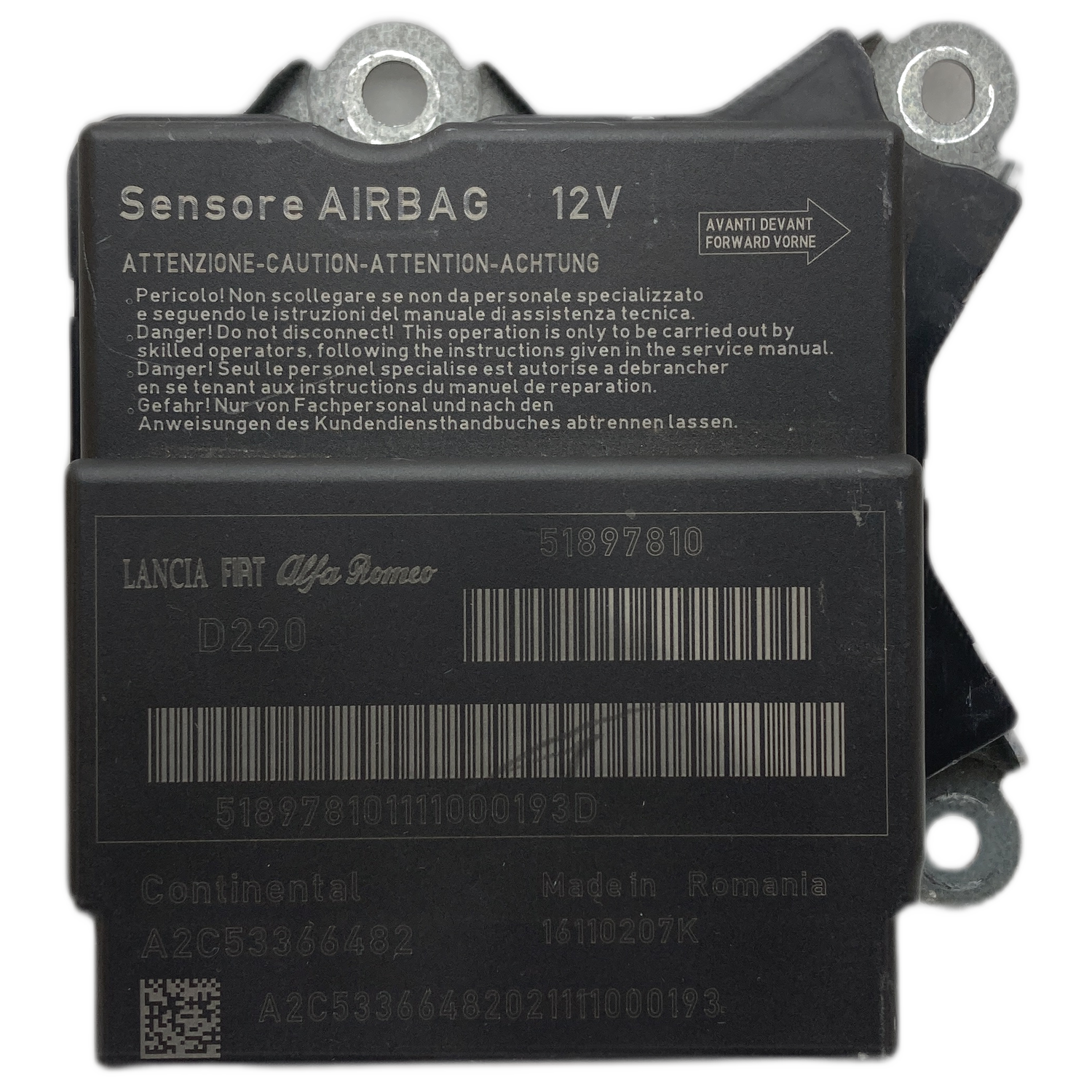 Fiat 500 312 Airbag-Steuergerät Reparatur