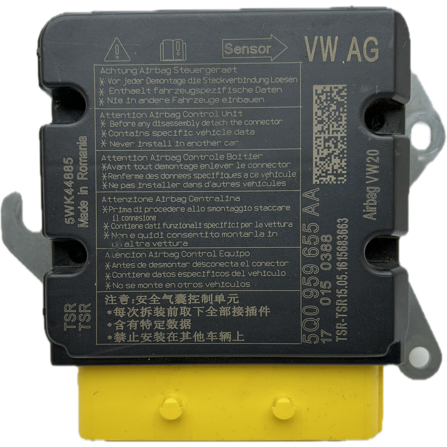 Volkswagen Golf 7 (AU) Airbag-Steuergerät Reparatur