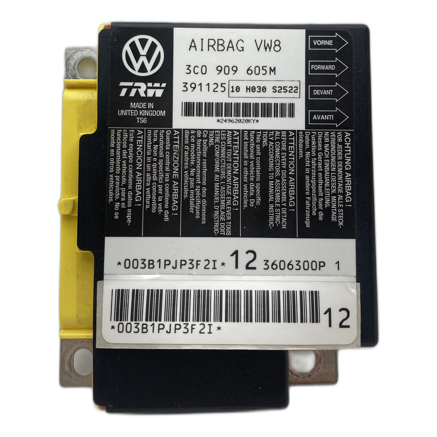 Volkswagen Passat B6 3C Airbag-Steuergerät Reparatur