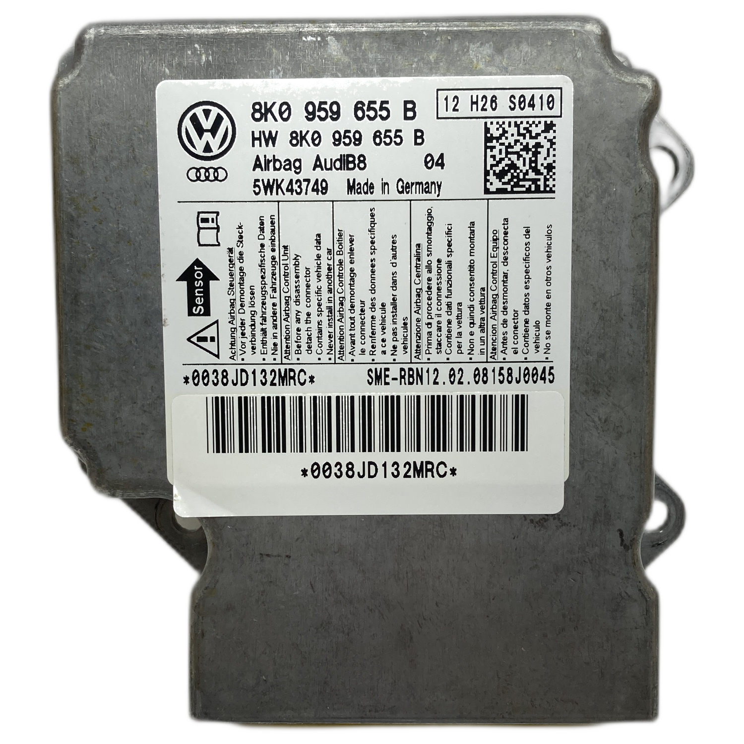 Audi S4 B8 8K Airbag-Steuergerät Reparatur