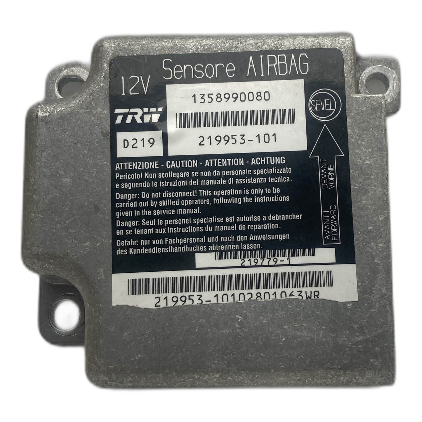 Fiat Ducato 250 Airbag-Steuergerät Reparatur